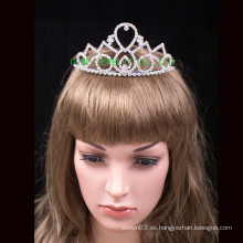 Tiaras calientes del rhinestone de la corona del metal de la manera de la venta